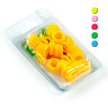 Anillas elásticas de colorees, (altamente resistentes y fáciles de colocar)