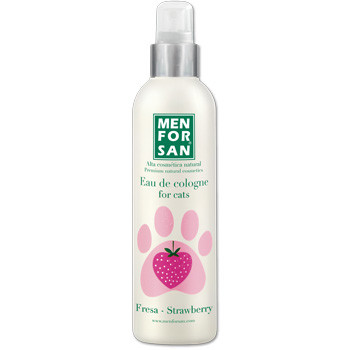 Men For San Agua de Colonia Fresa 125ml para Gatos