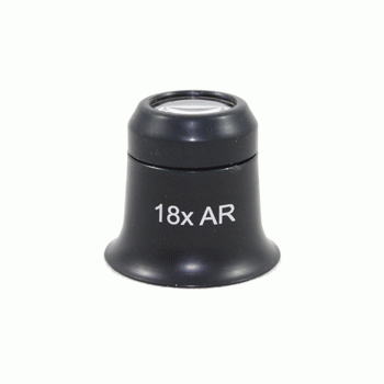 Lupa de ojo de x18 aumentos, ideal para la observación del ojo de las palomas y pájaros 