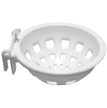 Accesorios para jaulas de pájaros: Nido interior de plástico 12cm, con ganchos de plástico para jaula