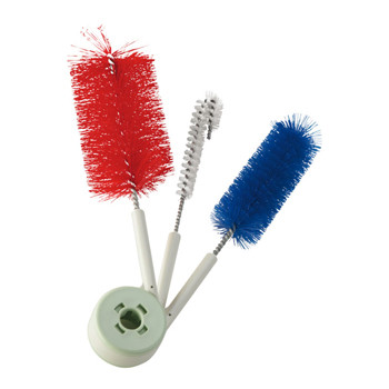 STA Cepillo Universal 3 en 1 multiusos (ideal para la limpieza de comederos y bebederos tipo sifón)