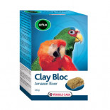 Versele Laga Orlux Bloque Mineral arcilloso Amazonas 550g para grandes periquitos y papagayos.