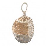 STA Nido Pera en mimbre; 8 cm
