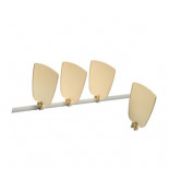 STA Pared Divisora para posadero de barra horizontal.