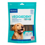 Virbac Veggiedent L, (láminas masticables contra el sarro y mal aliento. Para Perros