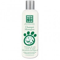 Men For San Champú Proteínas de Seda y Aceite de Argán 300ml. Para Perros