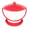 Bebedero de 12L con válvula, para aves de corral (patos, faisanes, gallinas, gansos ...)